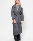 Oversized Trench Coat, Grey