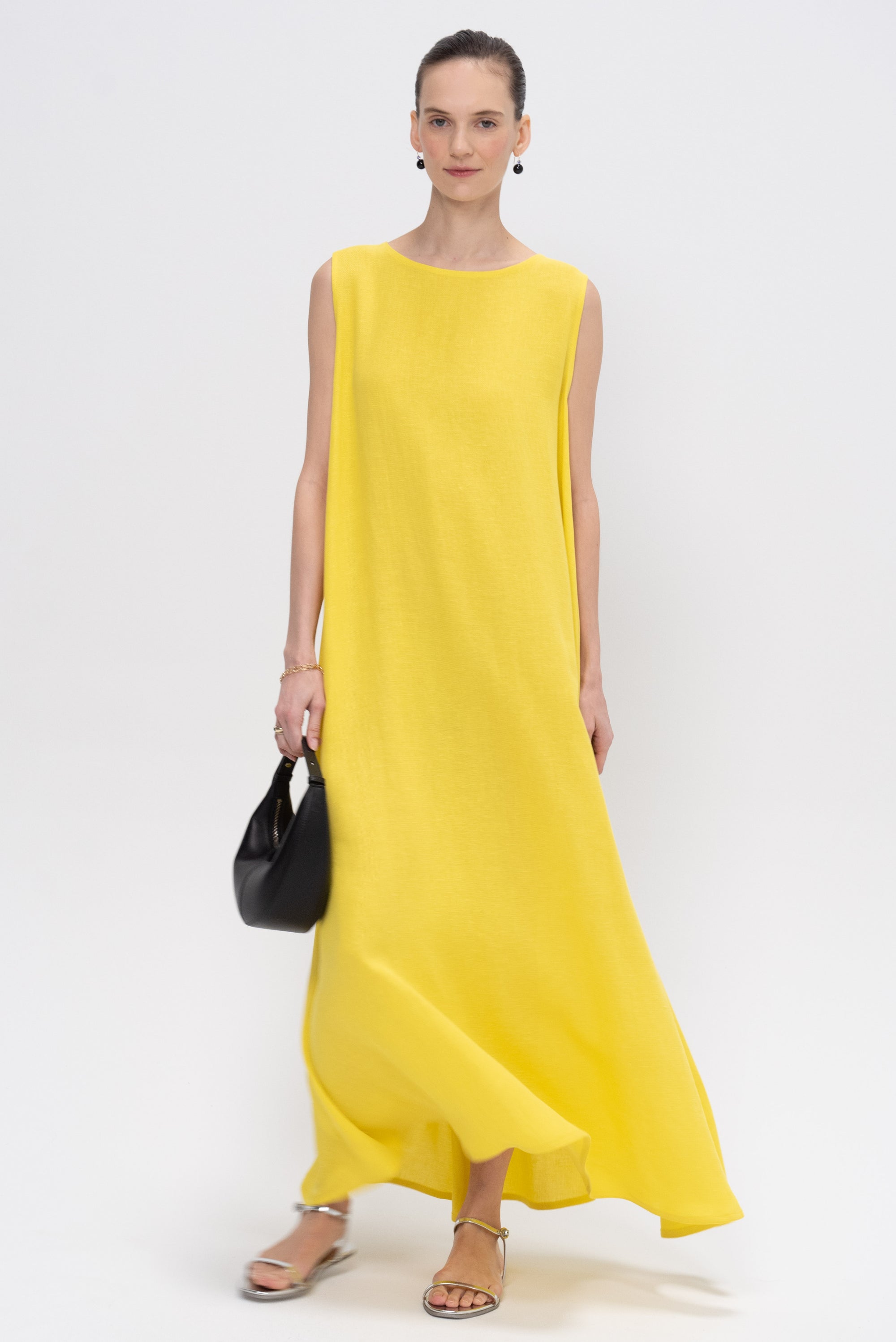 Long Tank Dress, Saffron