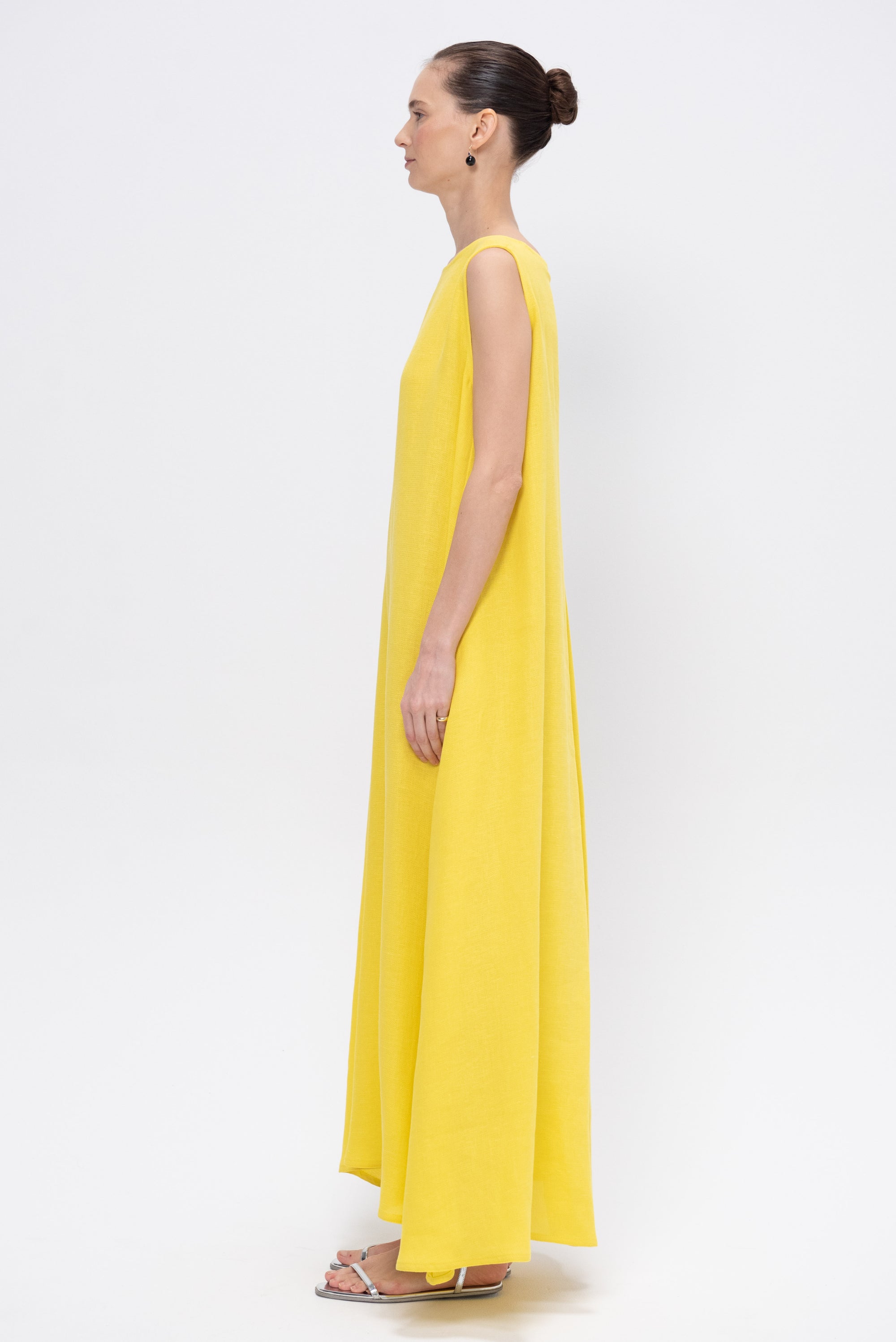 Long Tank Dress, Saffron