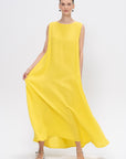 Long Tank Dress, Saffron