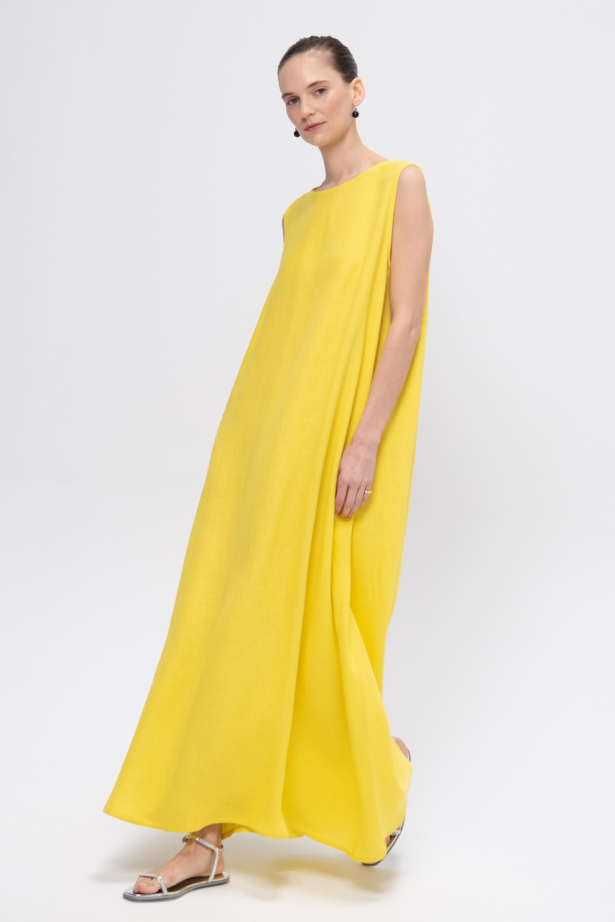 Long Tank Dress, Saffron