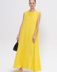 Long Tank Dress, Saffron