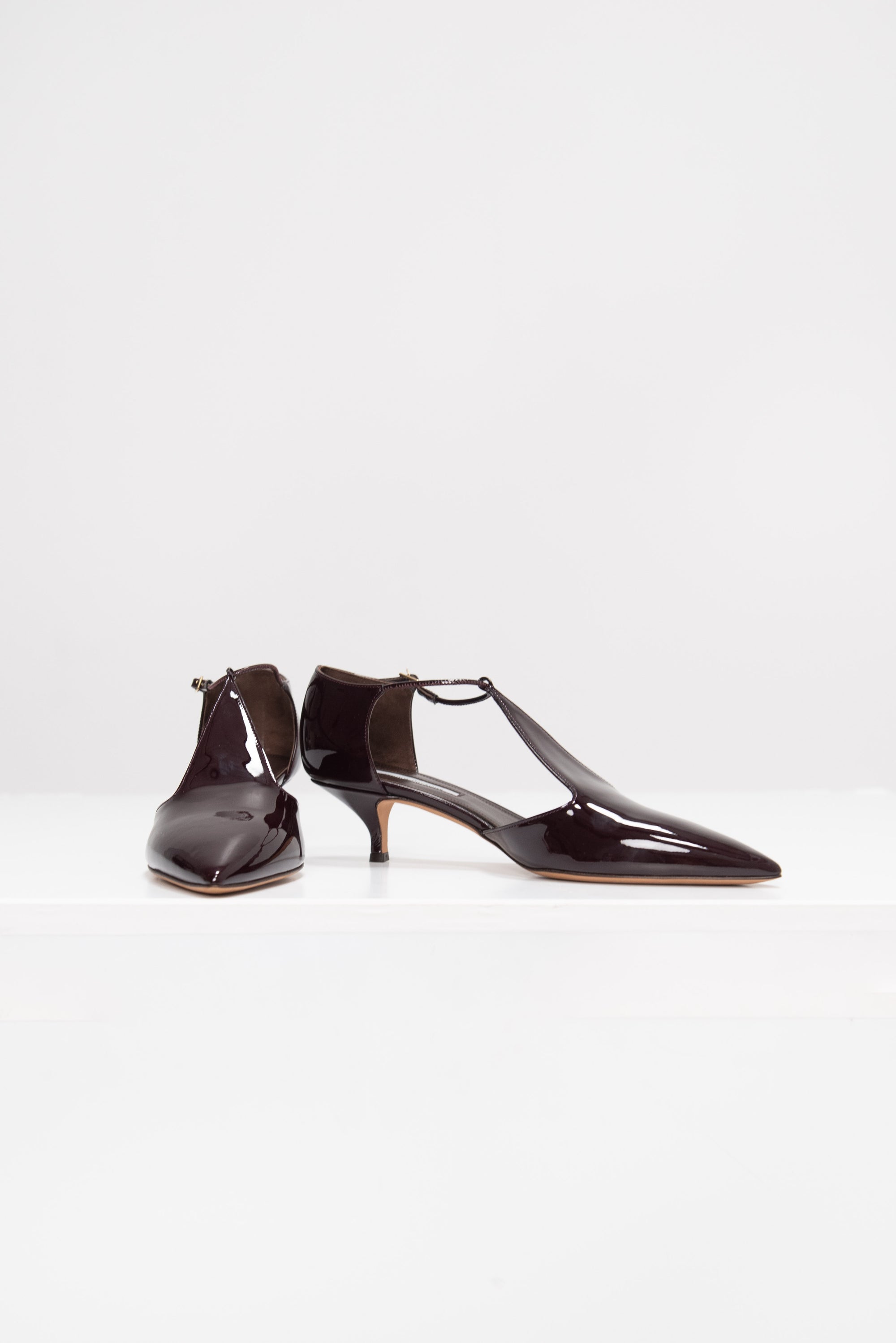 EMME PARSONS - Leandra, Burgundy Patent