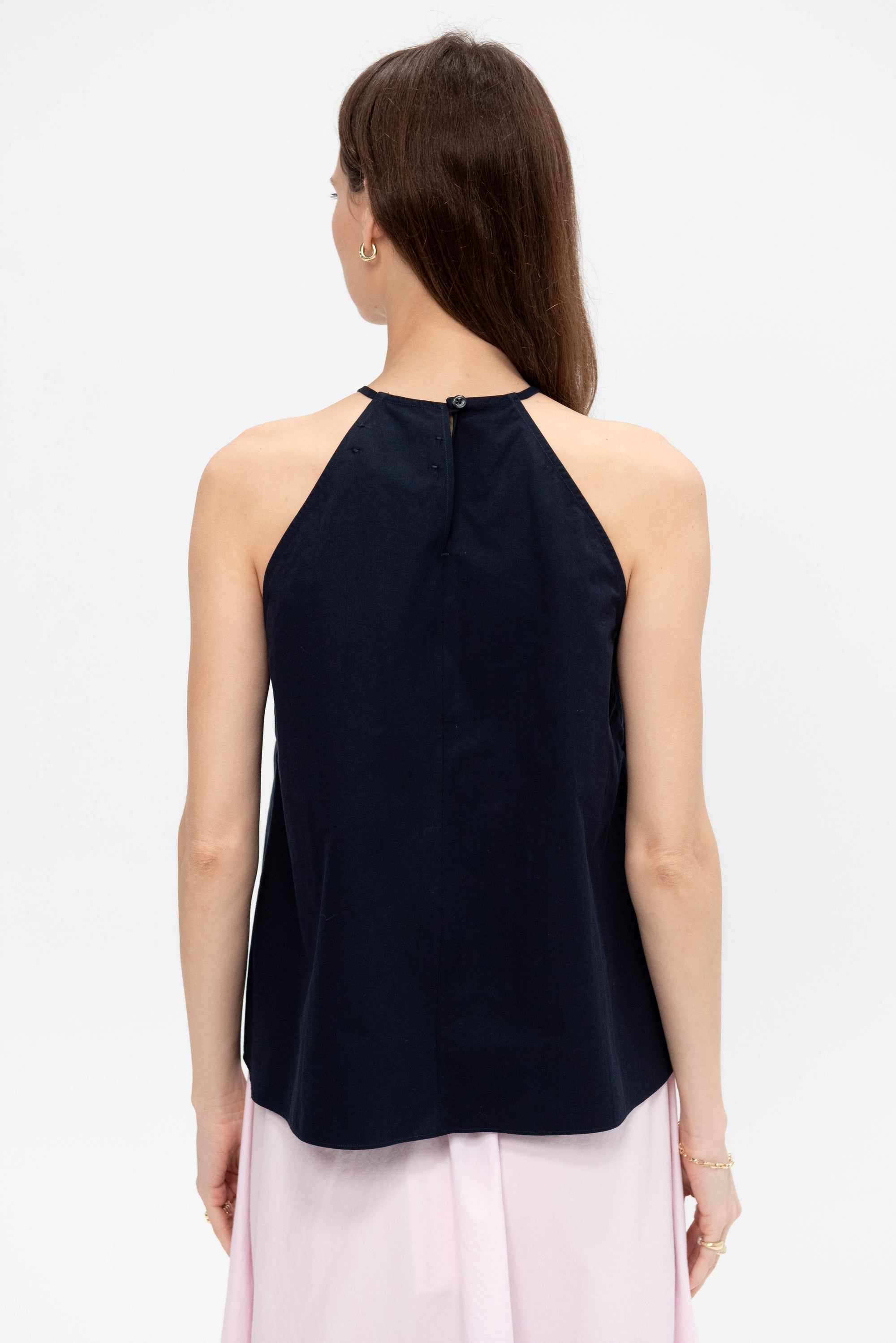 Echo Blouse, Navy