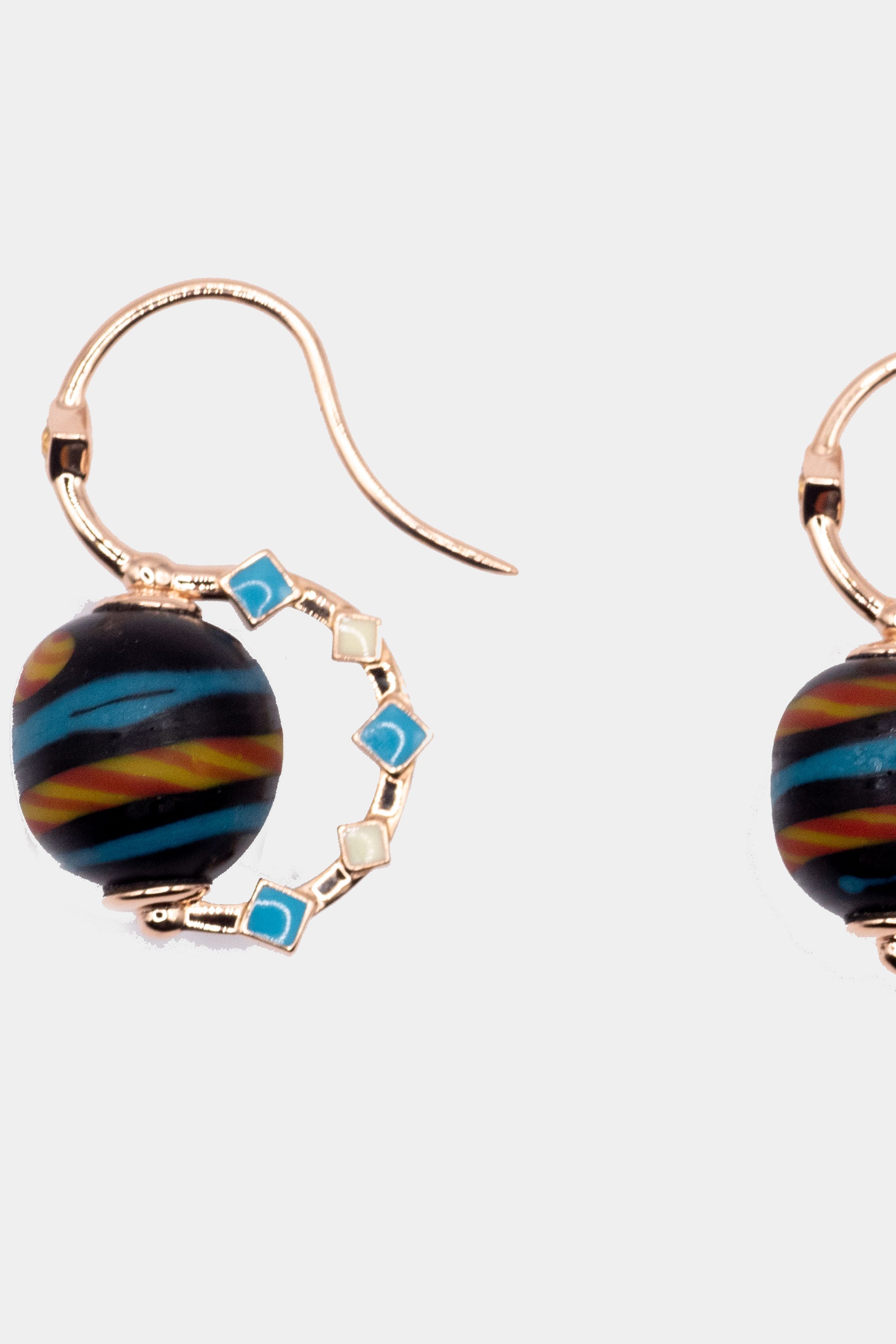 FRANCESCA VILLA - Beads Earring, Rose Gold