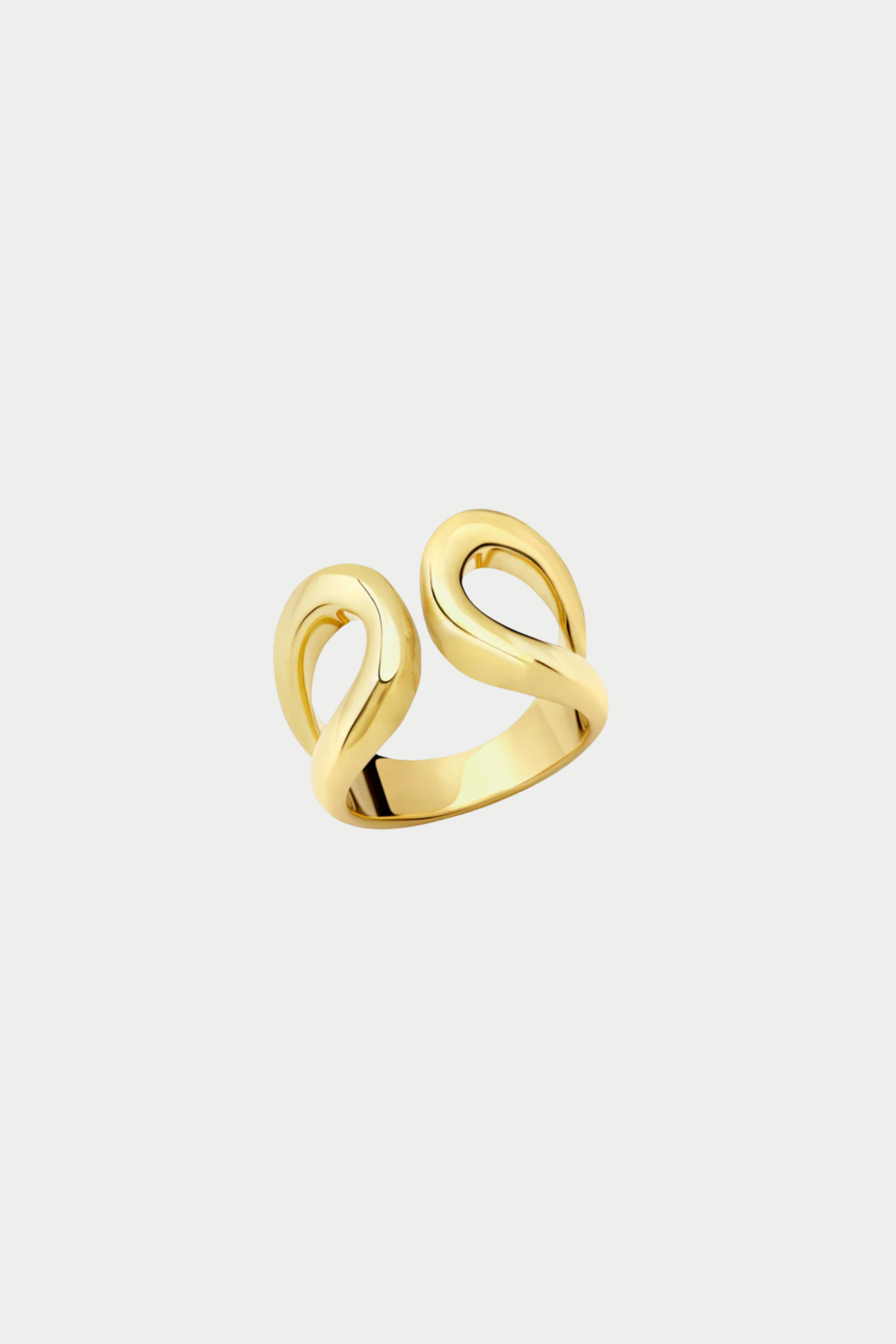 GABRIELA ARTIGAS - Fine Double Beam Ring, Yellow Gold