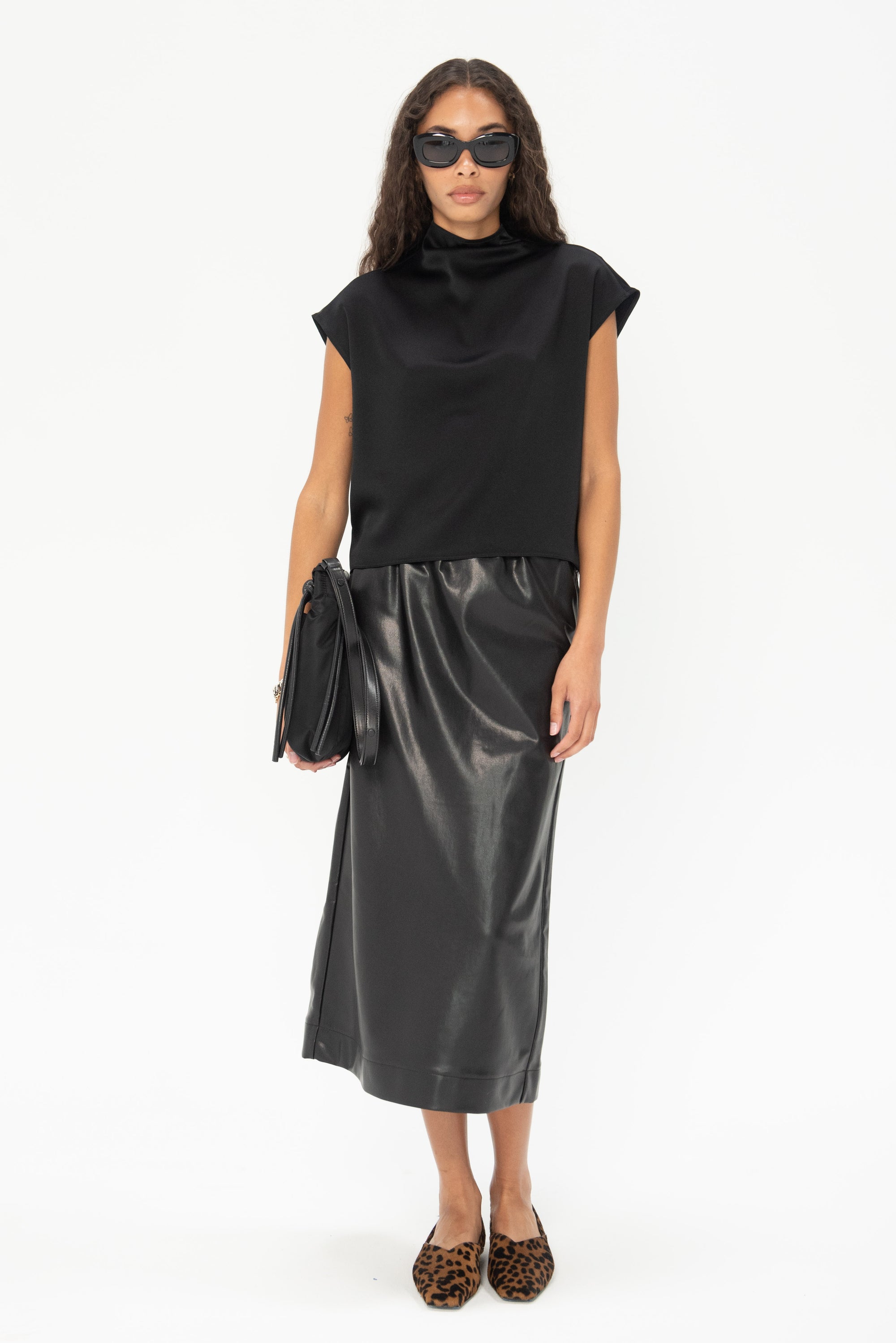 GAUCHERE - Skirt, Black