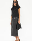 GAUCHERE - Skirt, Black