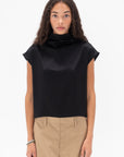 GAUCHERE - Top, Black