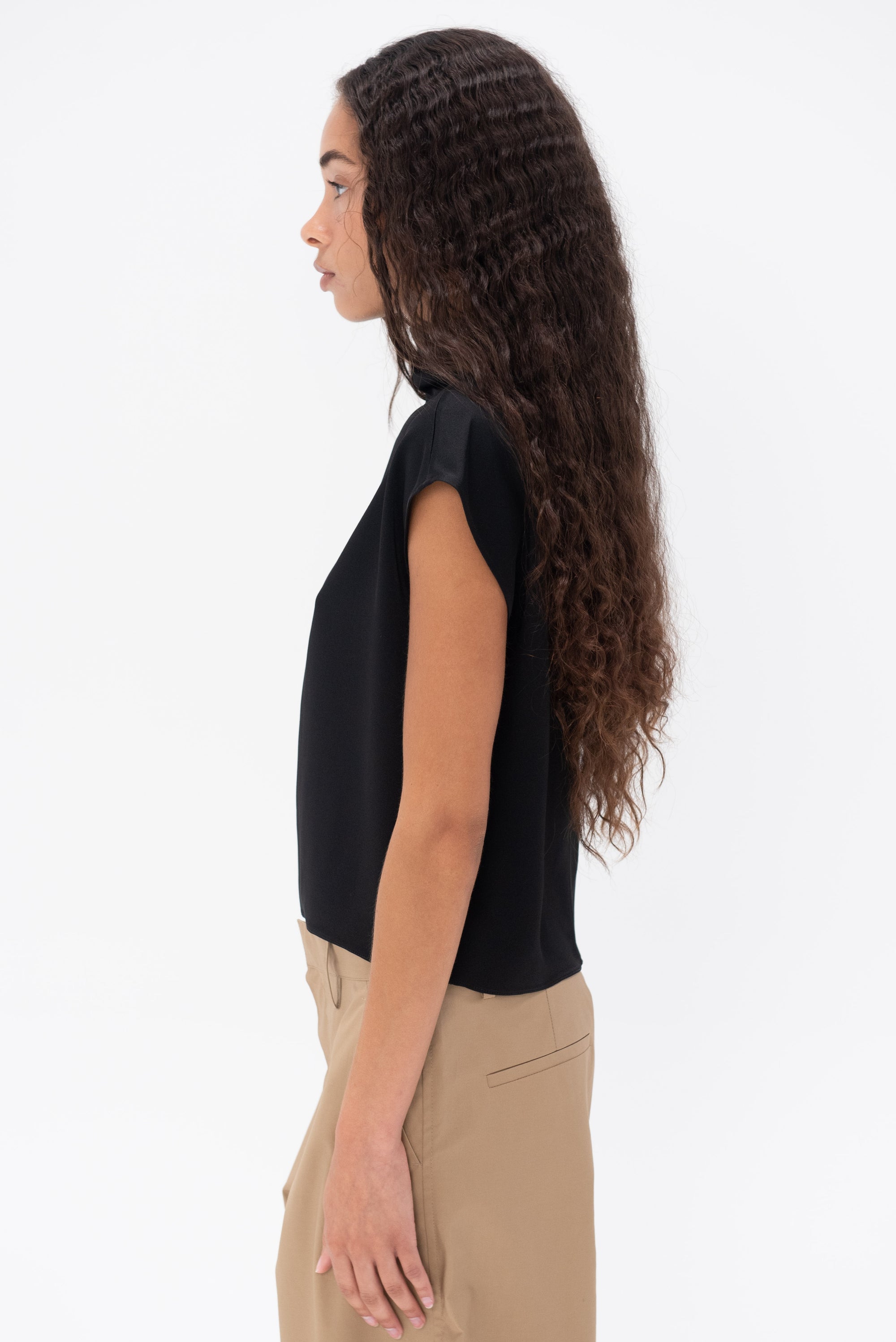 GAUCHERE - Top, Black