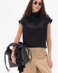 GAUCHERE - Top, Black