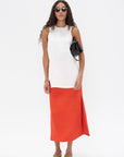 GAUCHERE - Skirt, Sunset Orange