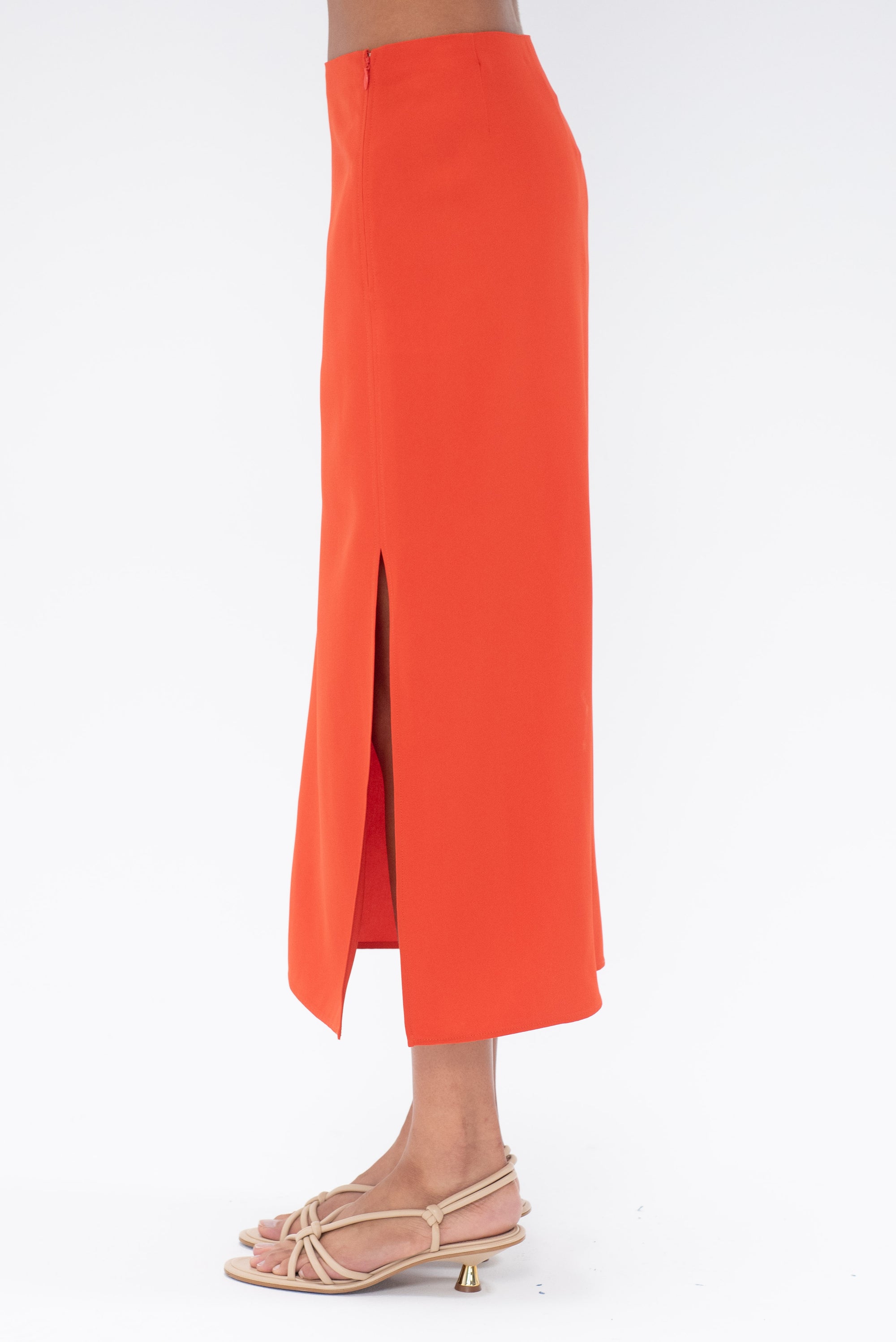GAUCHERE - Skirt, Sunset Orange
