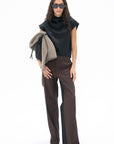 GAUCHERE - Pants, Burgundy Oak & Black