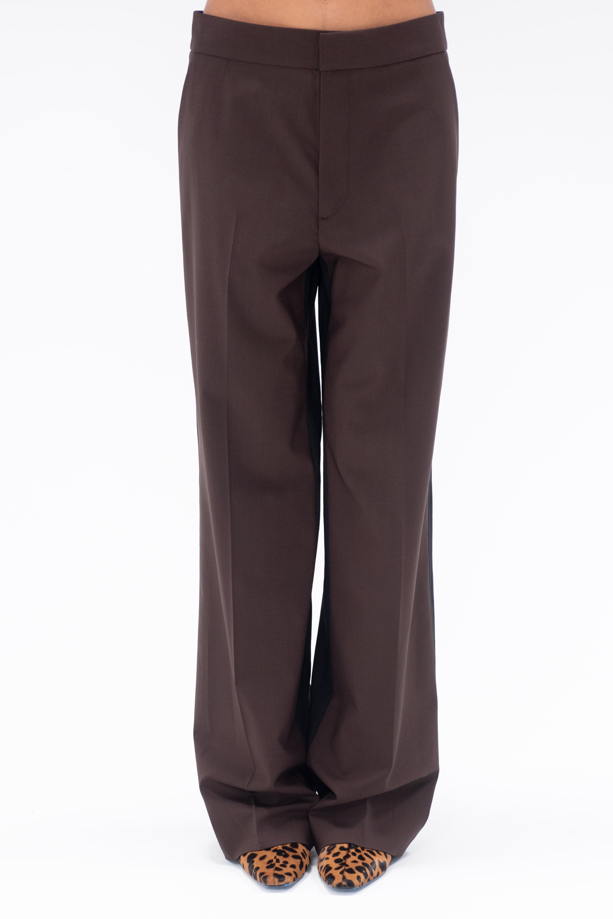 GAUCHERE - Pants, Burgundy Oak &amp; Black