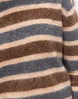 Grizzly Stripe Crew, Chestnut Combo