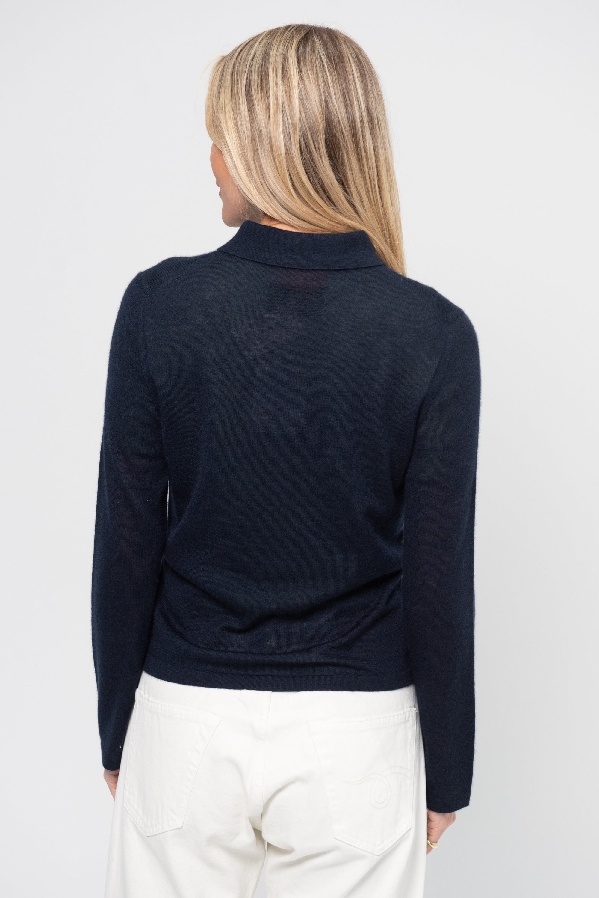 Elle Shirt Cashmere, Midnight