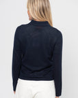 Elle Shirt Cashmere, Midnight