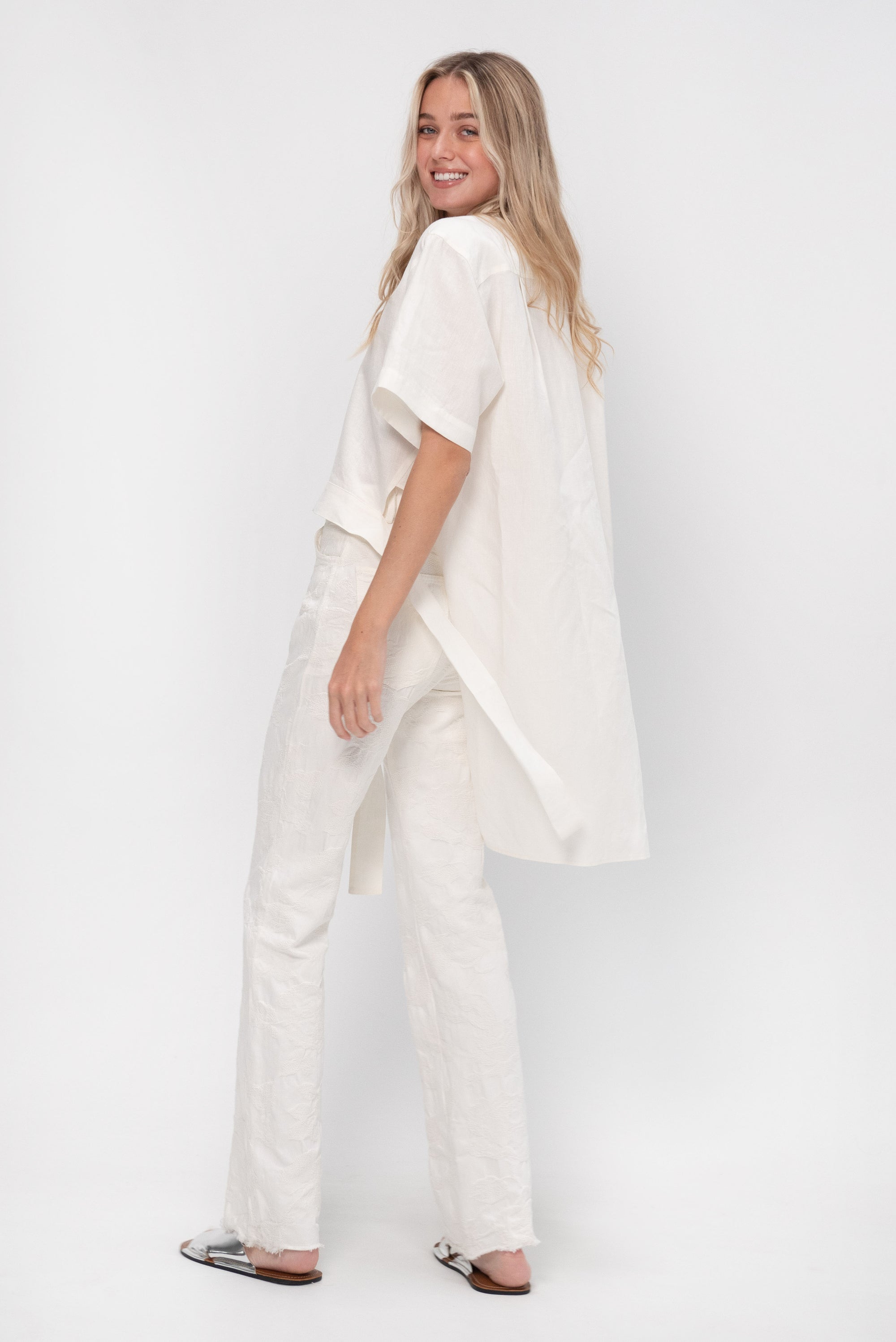 Alexander Pants, White