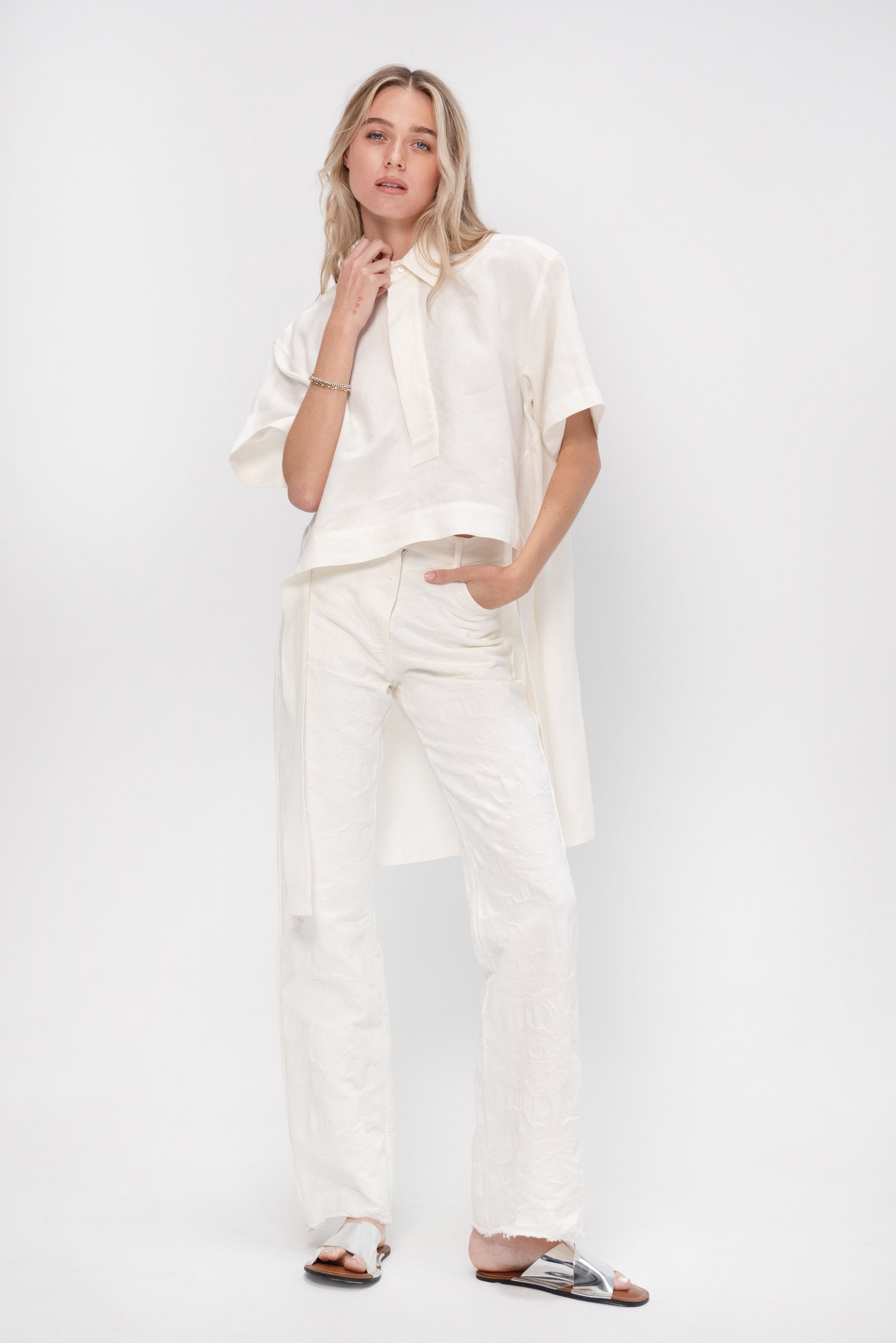 Alexander Pants, White