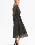 Arriccio Dress, Military Green