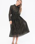 Arriccio Dress, Military Green