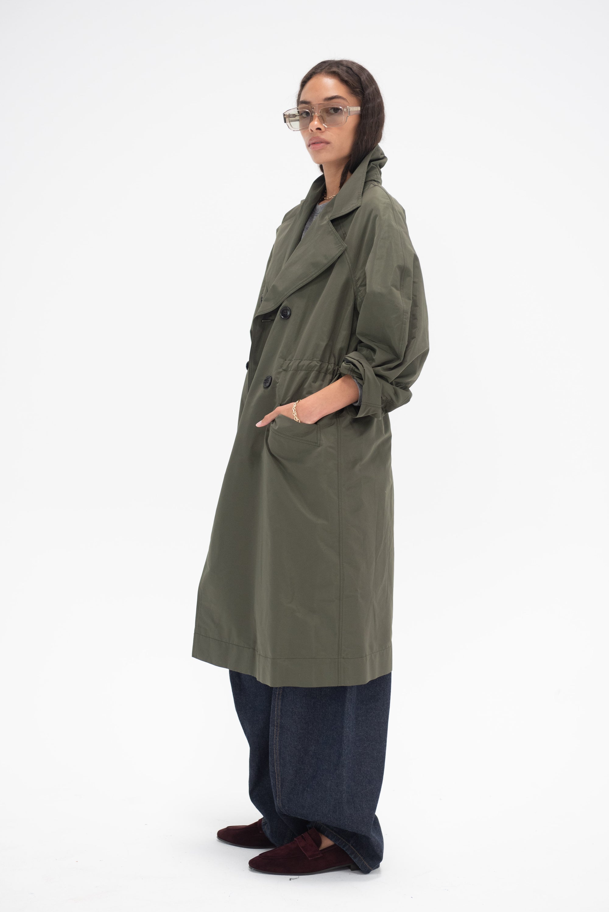 HACHE - London Calling Trench, Military Green