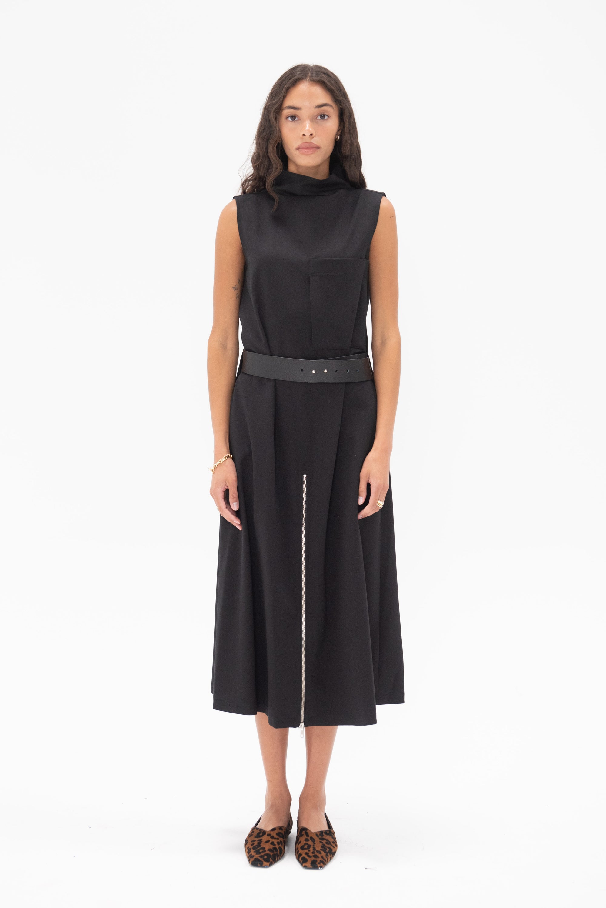 HACHE - Moss Dress, Black