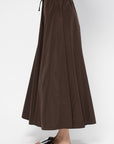 Optical Skirt, Brown