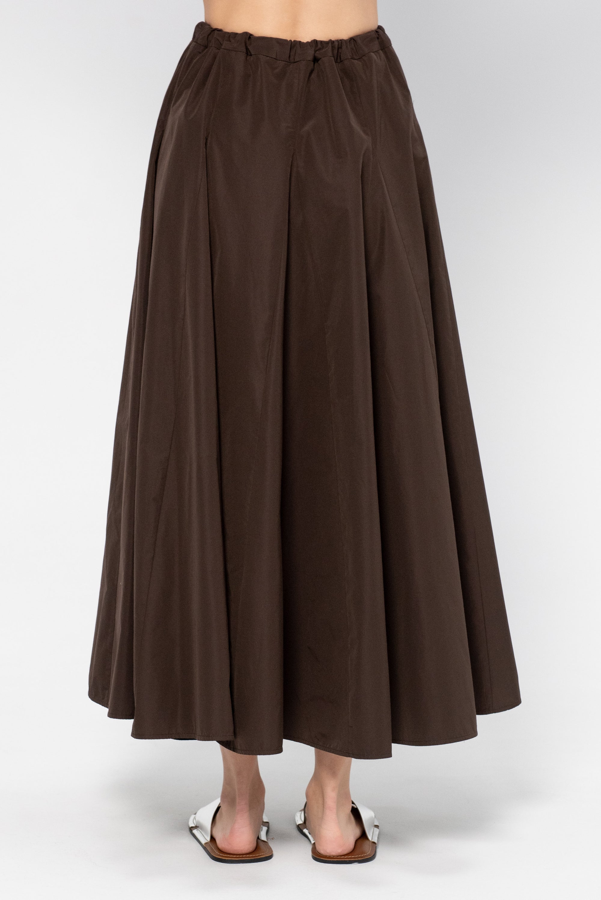 Optical Skirt, Brown