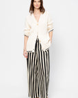 Para Pants, Black & White Stripes