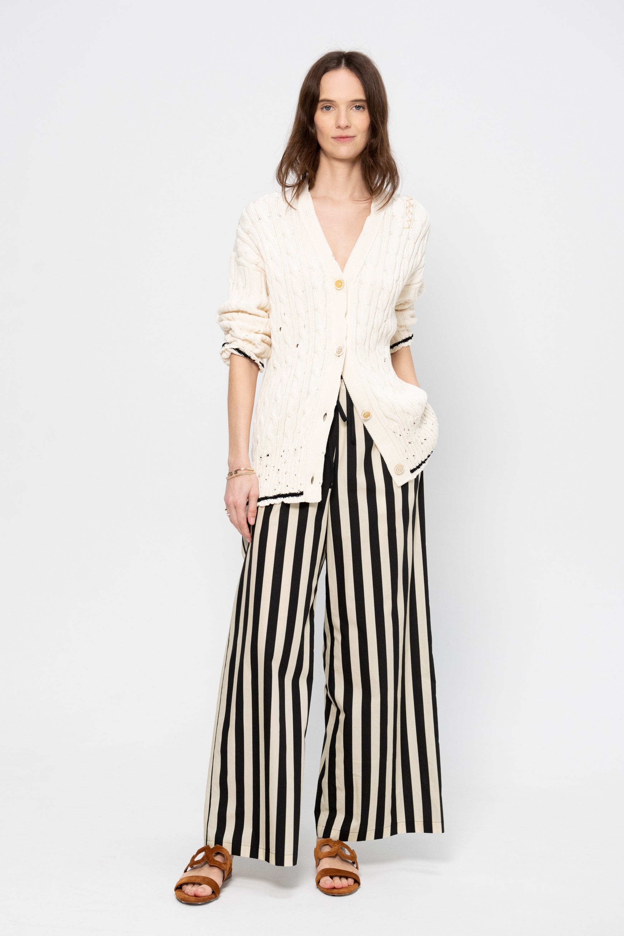 Para Pants, Black &amp; White Stripes