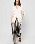 Para Pants, Black & White Stripes