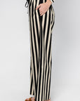 Para Pants, Black & White Stripes