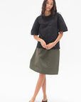 Audrey Skirt, Military Green