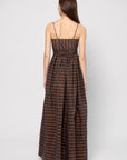 Capital Dress, Brown Stripe