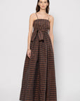 Capital Dress, Brown Stripe