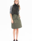 HACHE - Wade Top, Dark Green