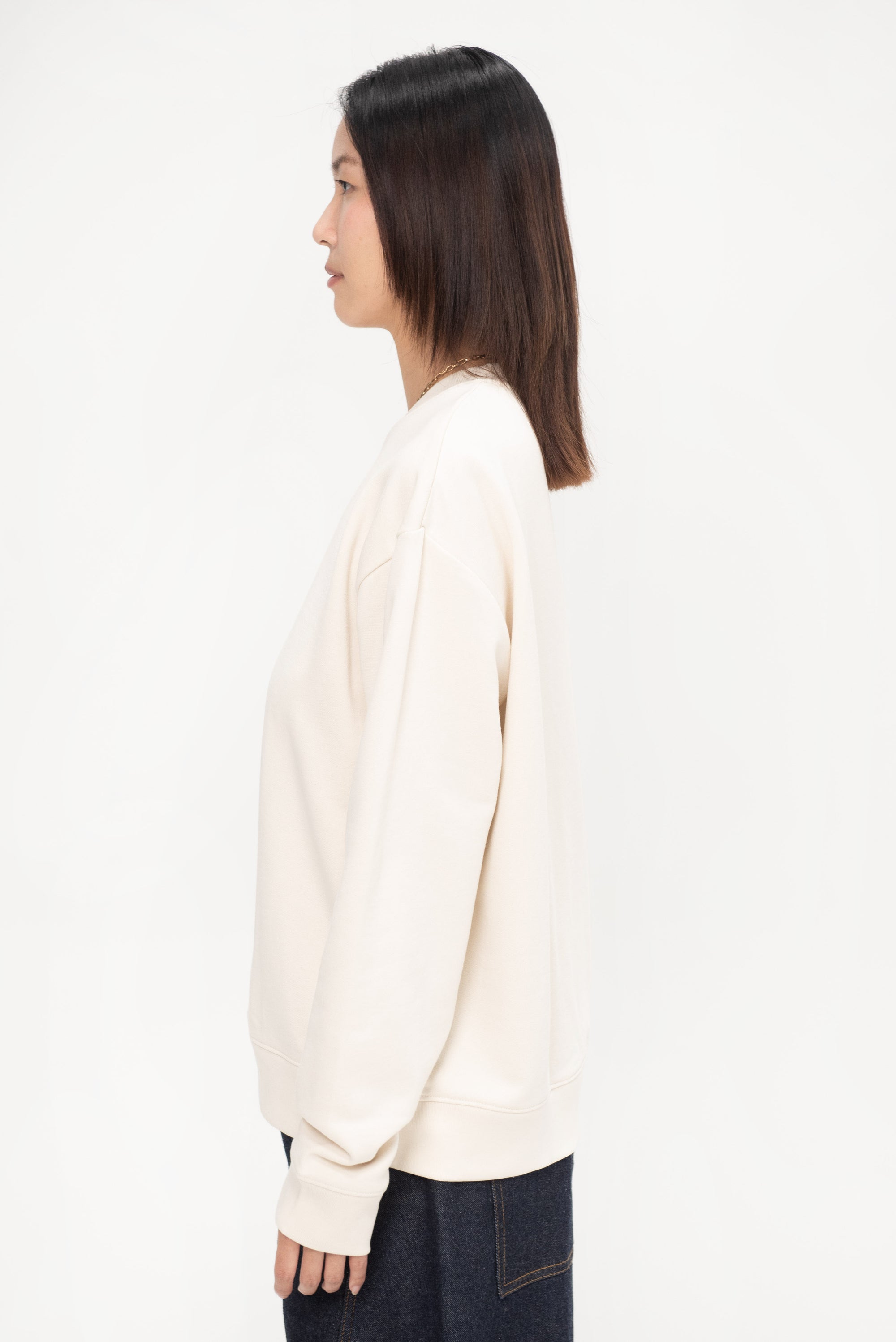 HÅNDVÆRK - Crew Neck Sweatshirt, Ivory