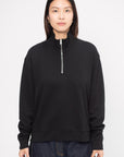 HÅNDVÆRK - Half-Zip Sweatshirt, Black