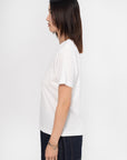 HÅNDVÆRK - V Neck T‑Shirt, White