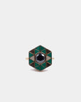 HARWELL GODFREY - Evil Eye Inlay Ring, Malachite & Diamond