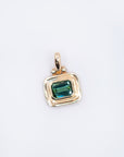 HARWELL GODFREY - Emerald Cut Pendant, Green Tourmaline