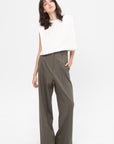 Antonella Trouser, Pewter Green