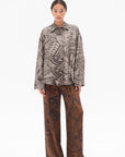 HEIRLOME - Jyma Shirt, Beige & Chocolate