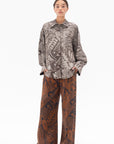 HEIRLOME - Jyma Shirt, Beige & Chocolate