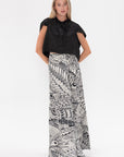 HEIRLOME - Leticia Skirt, Ivory & Black