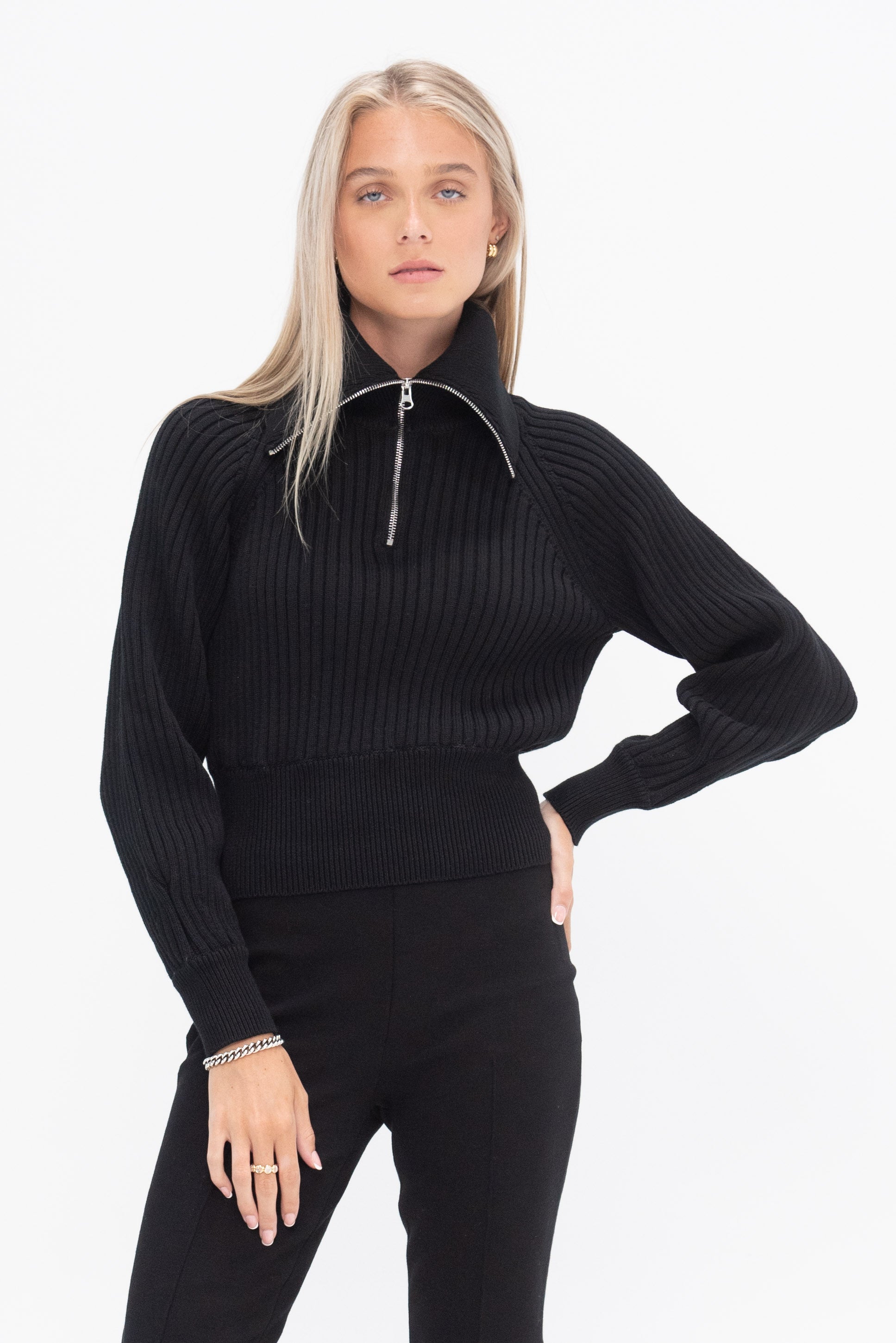 HIGH SPORT - Chester Sweater, Black