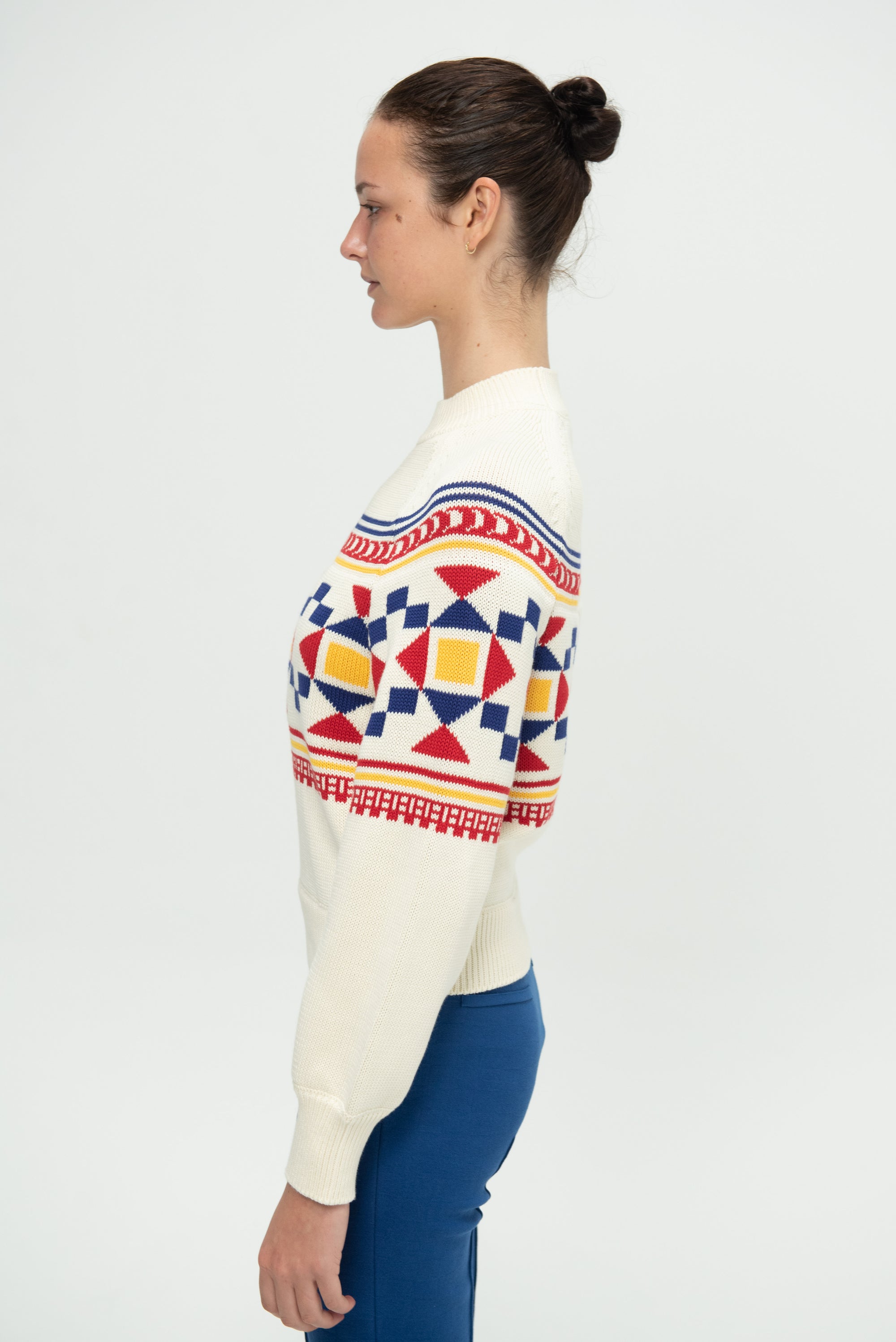 Lara Fairisle Crewneck Sweater