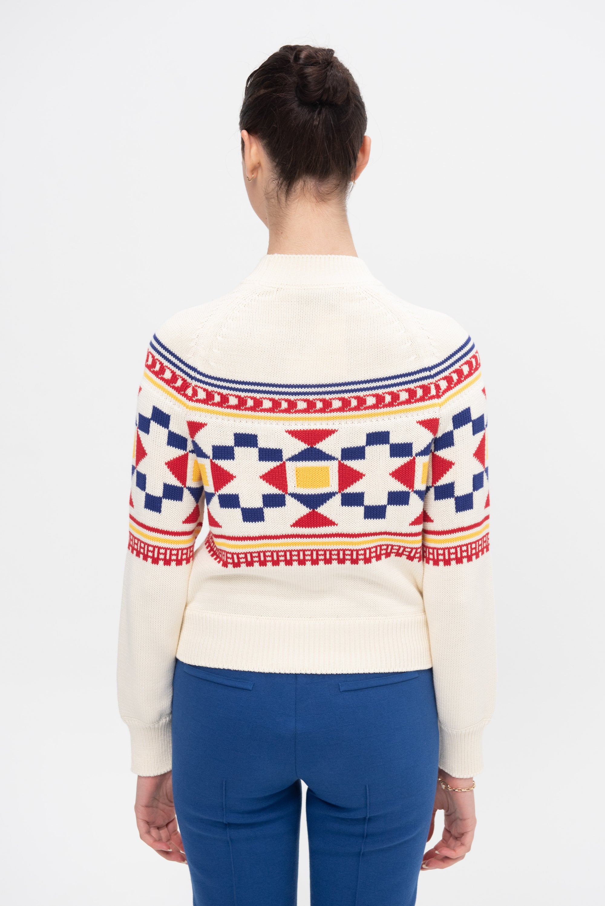 Lara Fairisle Crewneck Sweater